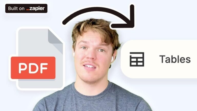 “Learn how to effortlessly sync your PDF data to Zapier’s tables with this friendly, quick guide.”