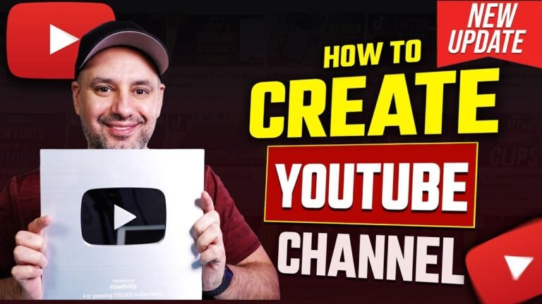 “Start Your Own YouTube Channel! A Friendly 2024 Guide for Beginners.”