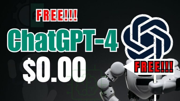 “How to Get ChatGPT-4 Plus Without Paying a Dime!”