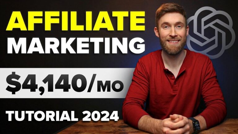 2024 Beginner’s Guide to Affiliate Marketing with Step-by-Step AI Assistance Tutorial