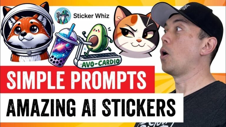 6 AI Sticker Tricks That Everyone Should Use! Generating Passive Income through Print on Demand (ChatGPT Guide)