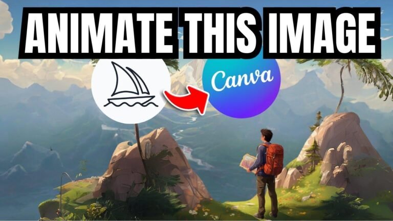 Creating 3D videos with Canva: Animate still images in Canva for engaging and dynamic video content.