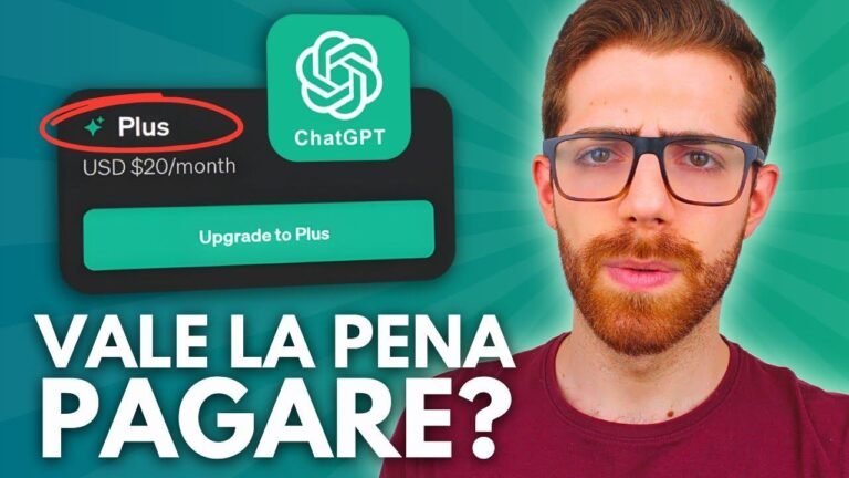 Check out this video before paying for ChatGPT PLUS – NON PAGARE. 💸