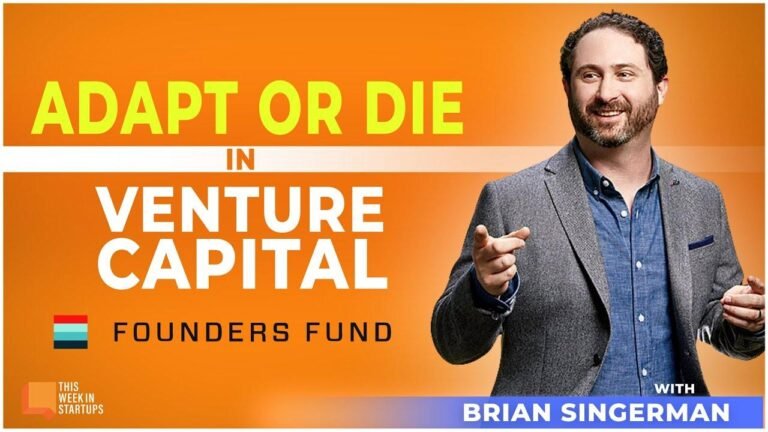 Brian Singerman from Founders Fund discusses building a top VC firm, the importance of adapting, and the concept of ‘Ikigai’ | Episode 1896