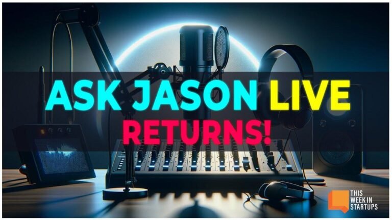 Jason LIVE is back on This Week in Startups! Don’t miss out on episode 1905.